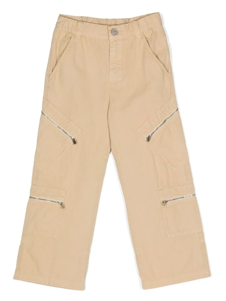 wide-leg trousers beige by Selfnex