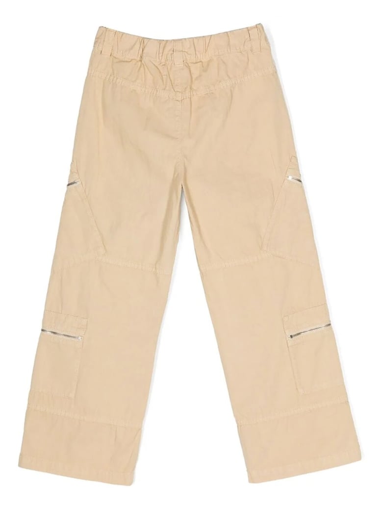 wide-leg trousers beige by Selfnex