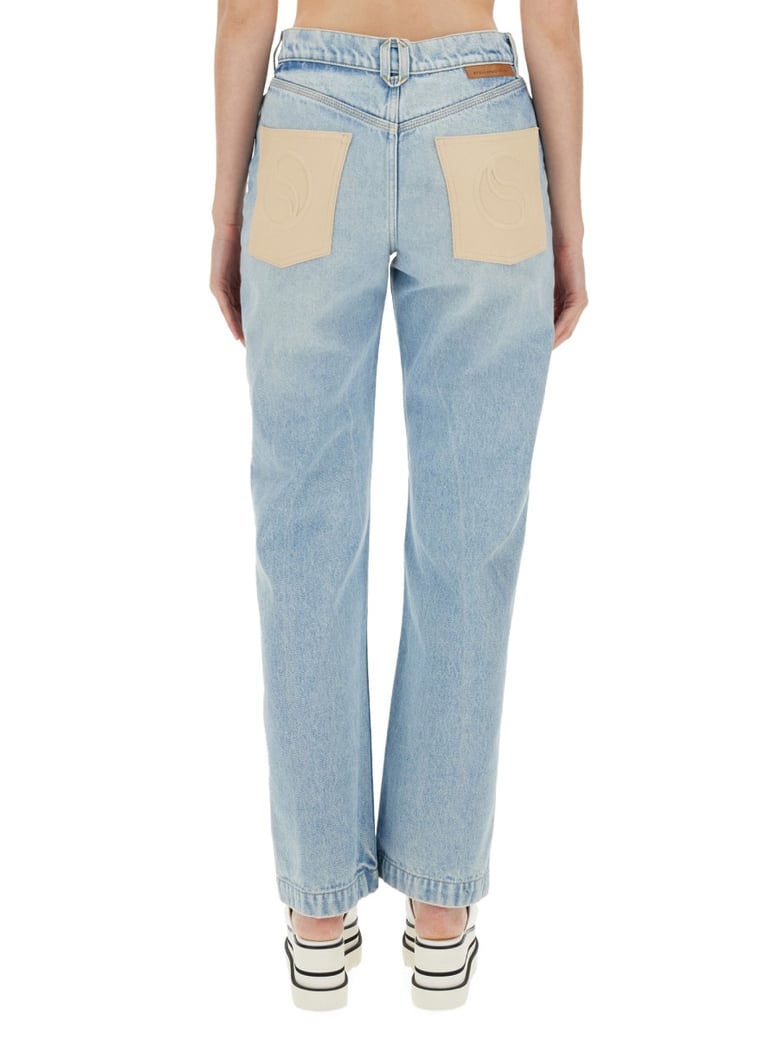 straight leg jeans by Selfnex