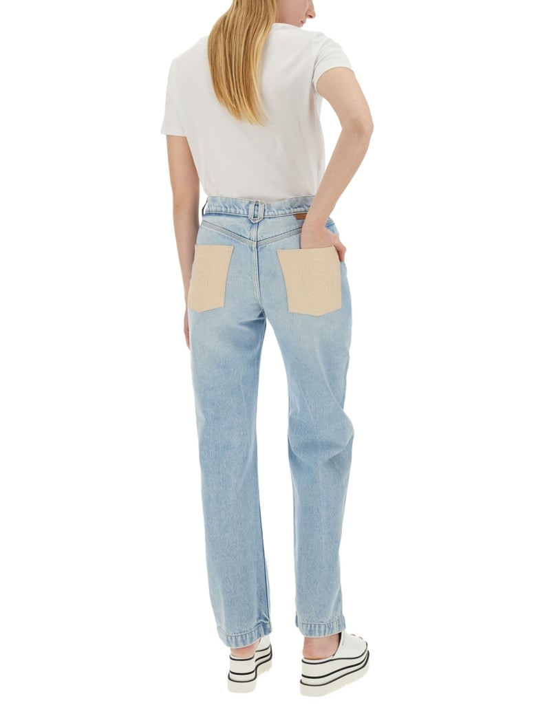 straight leg jeans by Selfnex