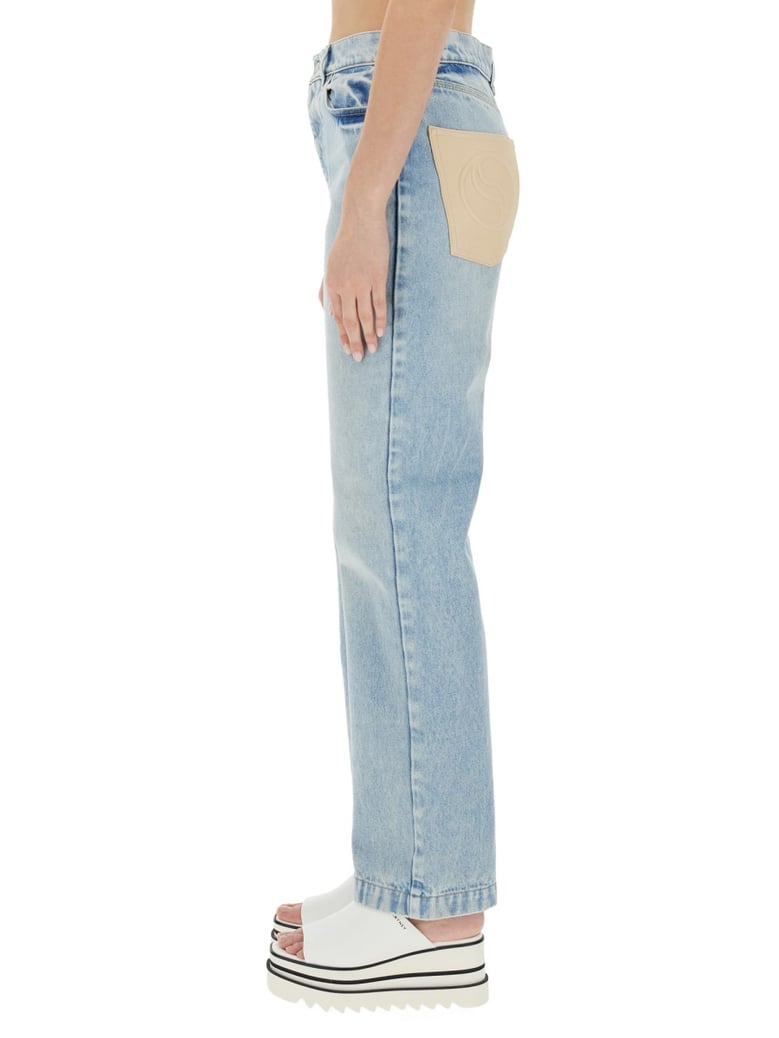 straight leg jeans by Selfnex