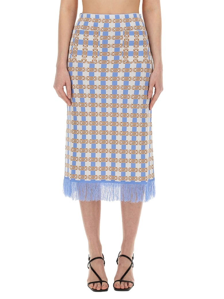 azure skirt by Selfnex