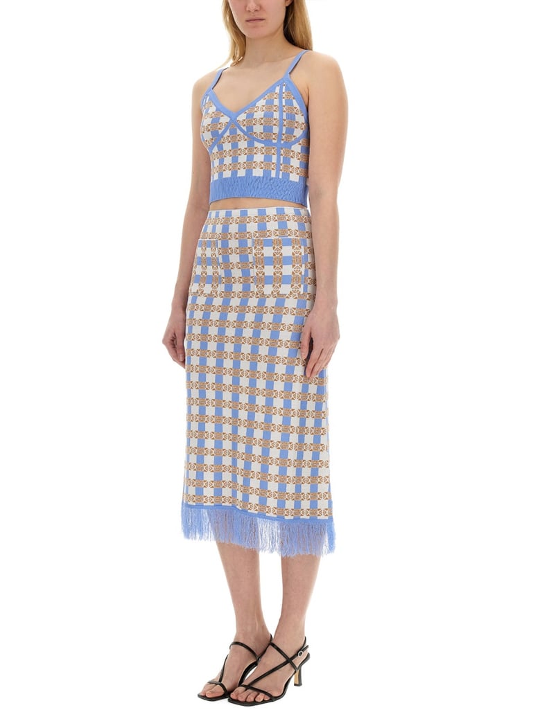azure skirt by Selfnex