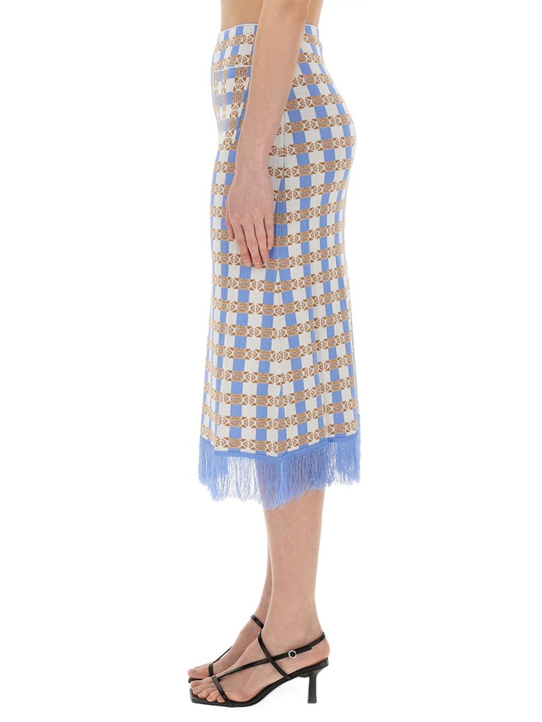 azure skirt by Selfnex