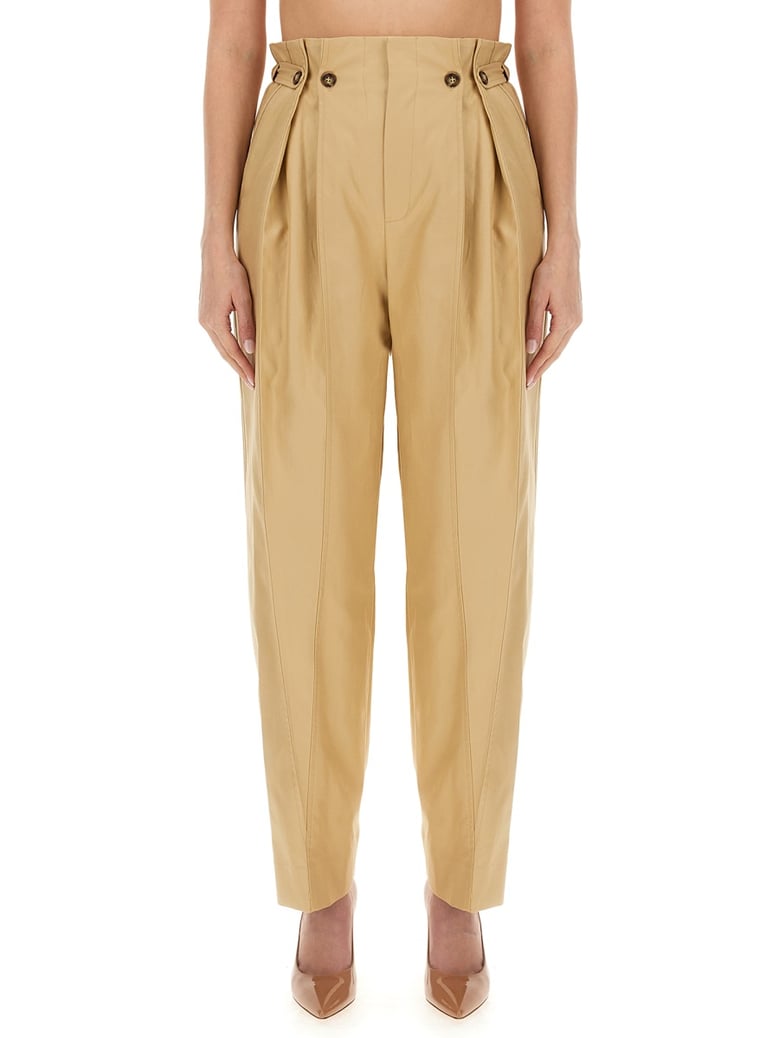 gathered waist pants by Selfnex