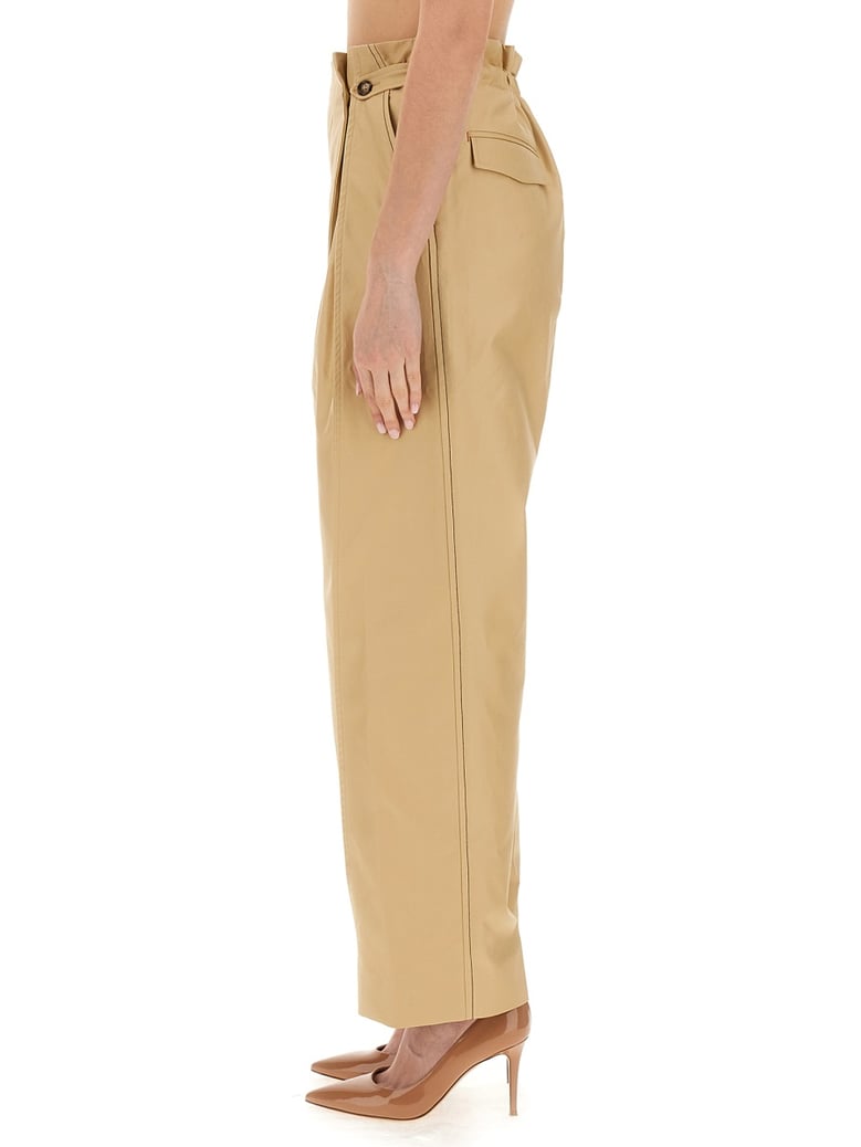 gathered waist pants by Selfnex