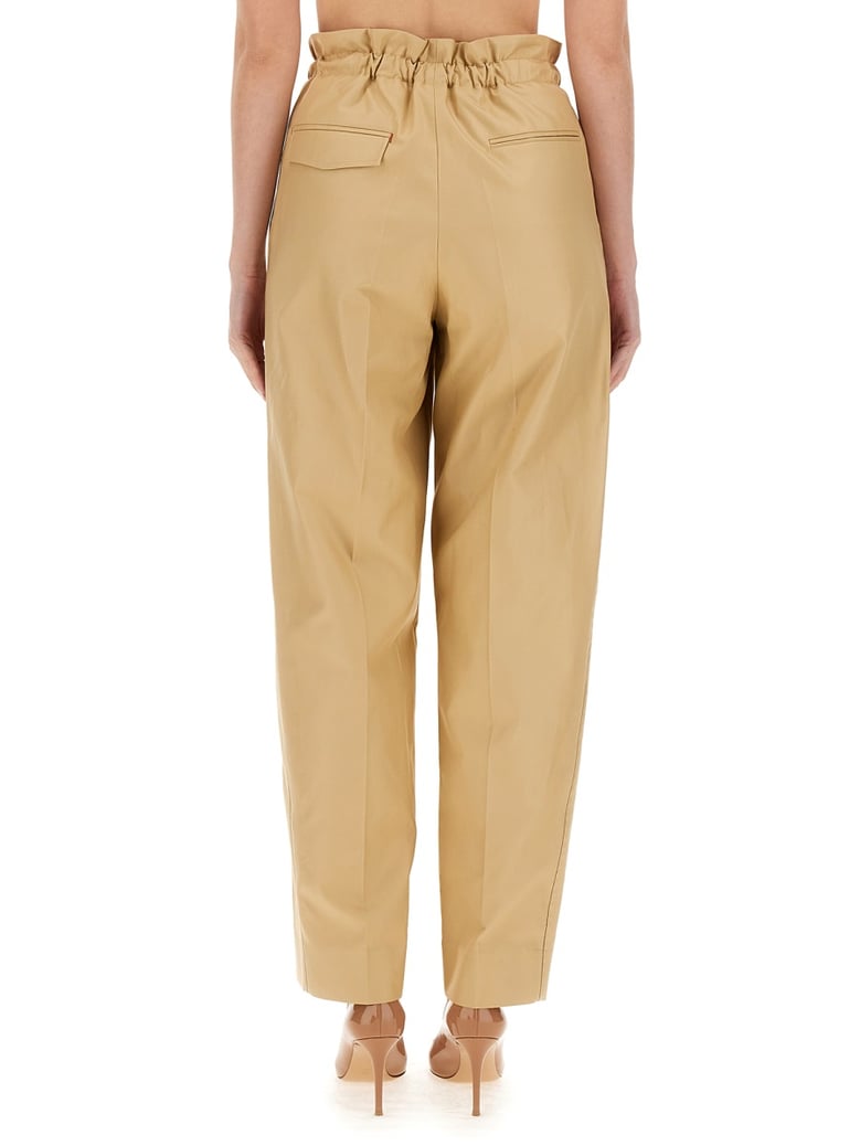 gathered waist pants by Selfnex