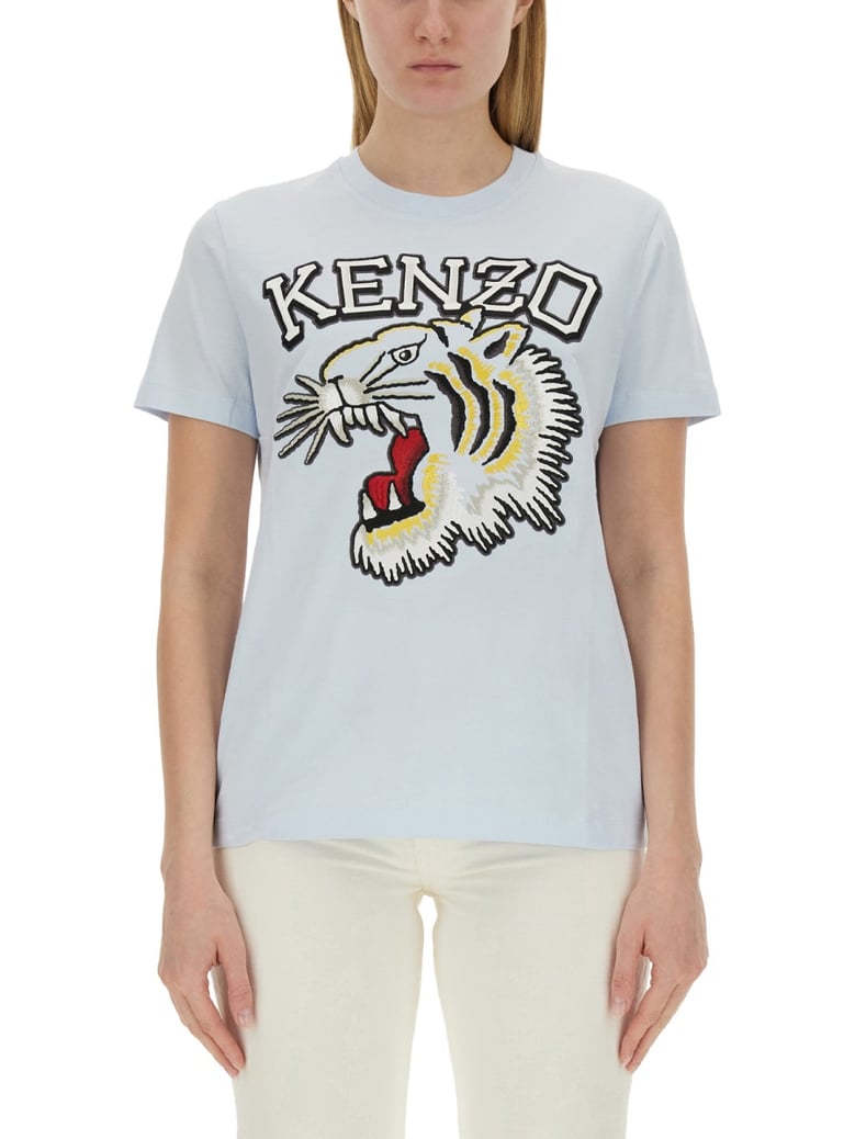 t-shirt with tiger embroidery by Selfnex