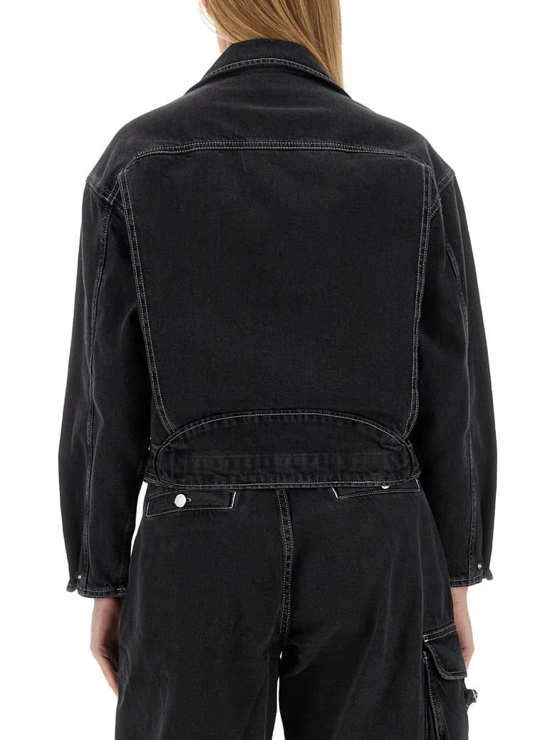 black denim jacket by Selfnex