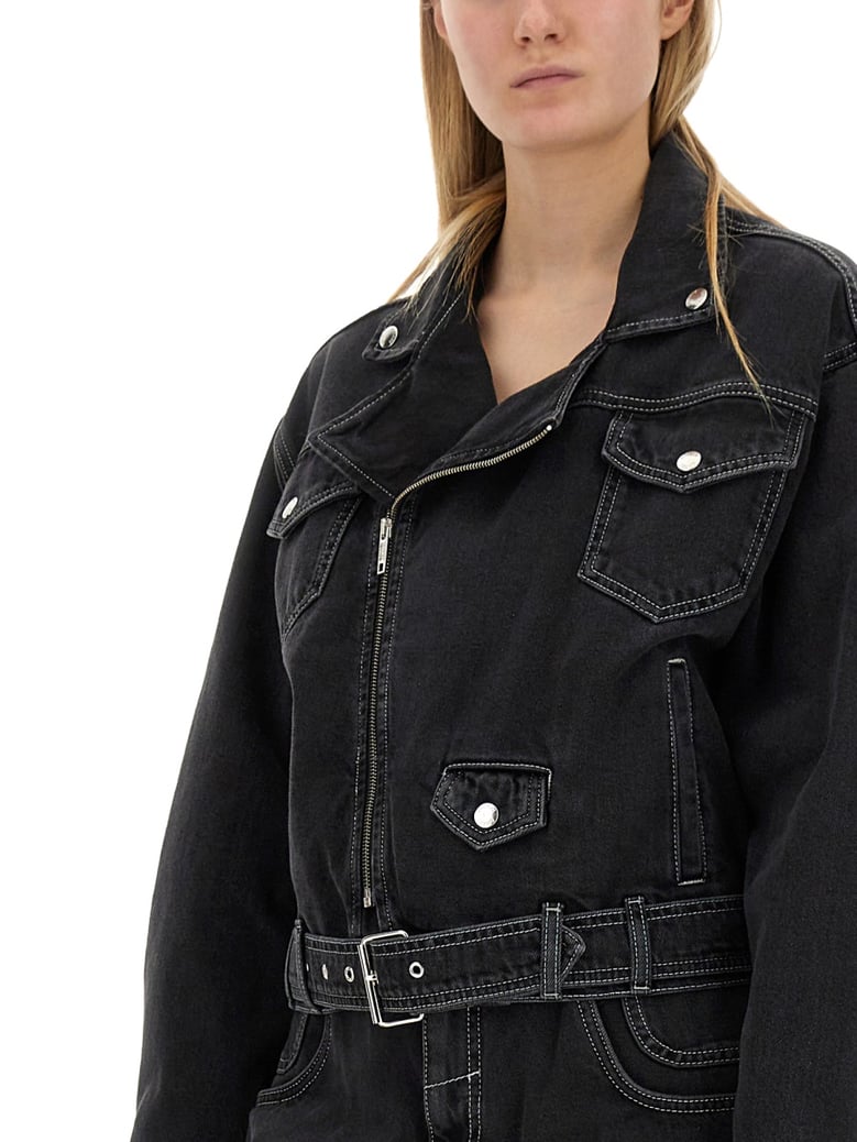 black denim jacket by Selfnex