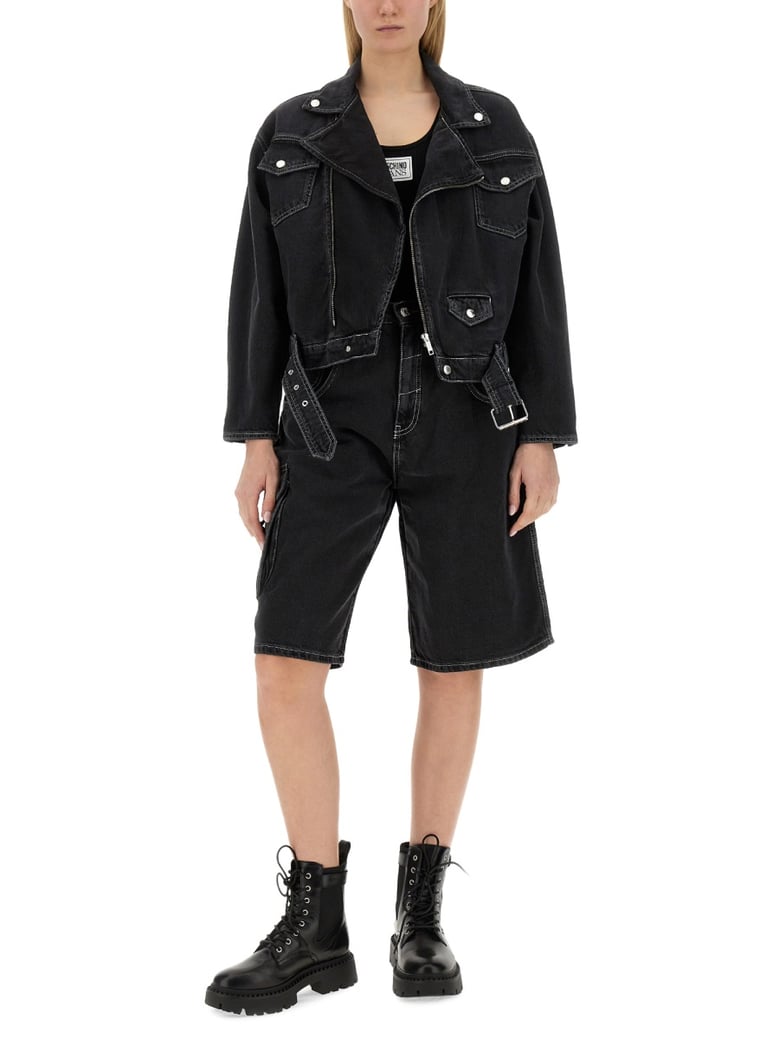 black denim jacket by Selfnex