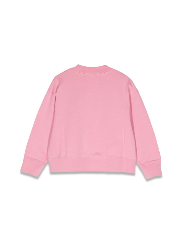 crewneck sweatshirt flames pink by Selfnex