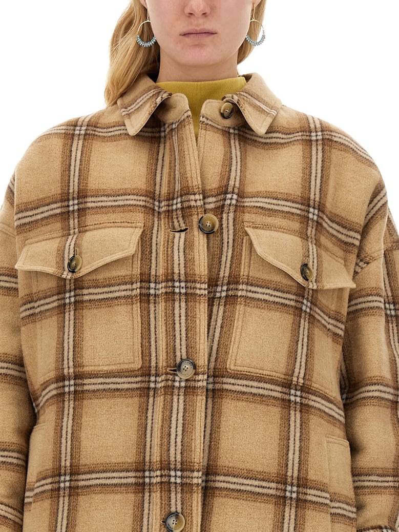 oversize beige coat fontizia by Selfnex