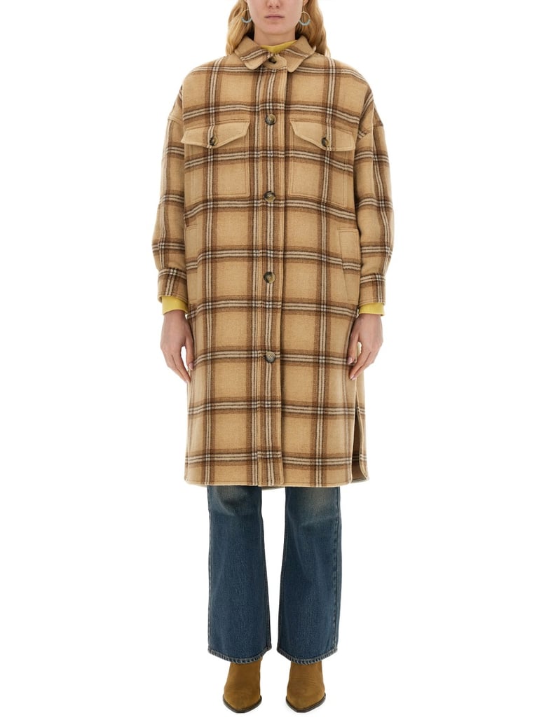 oversize beige coat fontizia by Selfnex