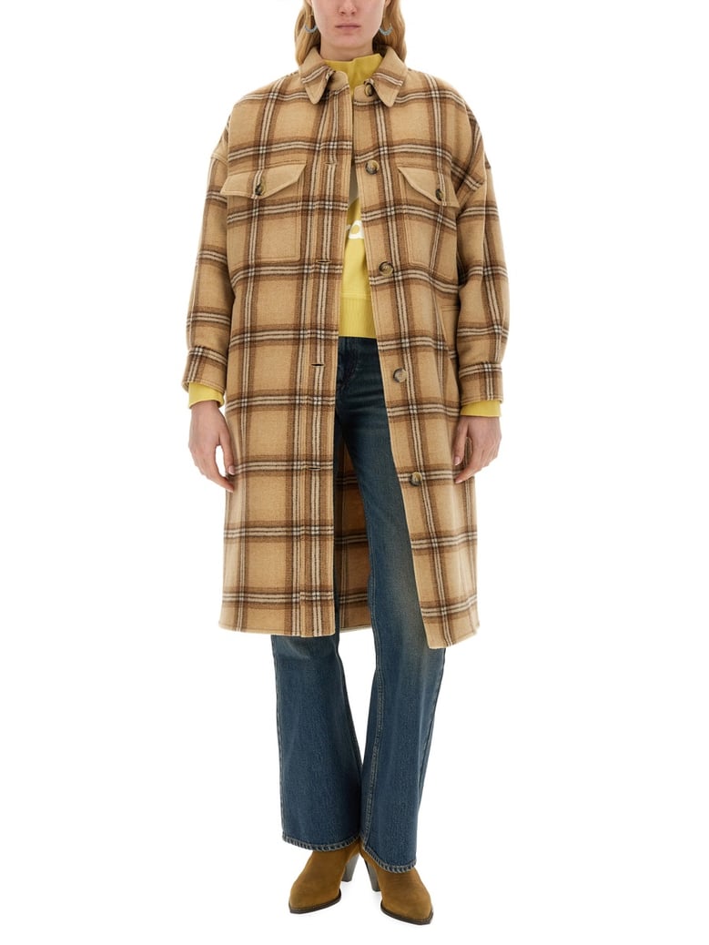 oversize beige coat fontizia by Selfnex
