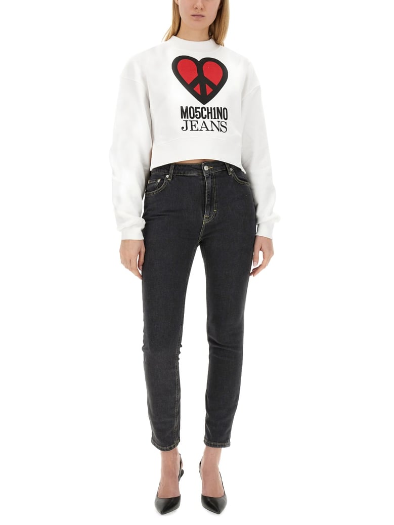skinny fit jeans in black by Selfnex