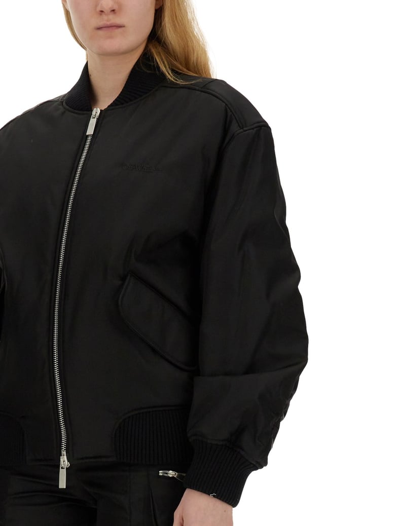 nylon bomber jacket by Selfnex