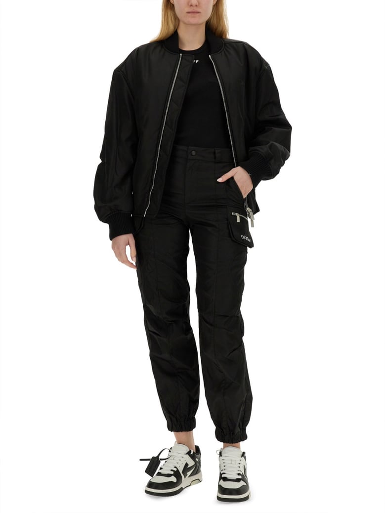 nylon bomber jacket by Selfnex