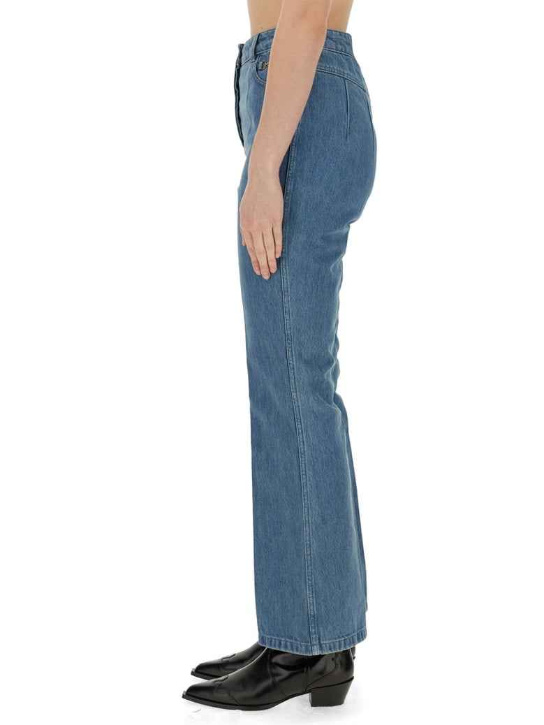 flare fit jeans by Selfnex