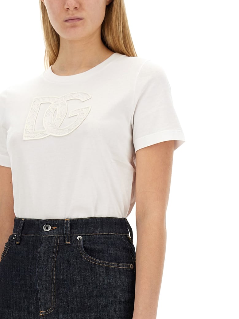 t-shirt with logo patch by Selfnex