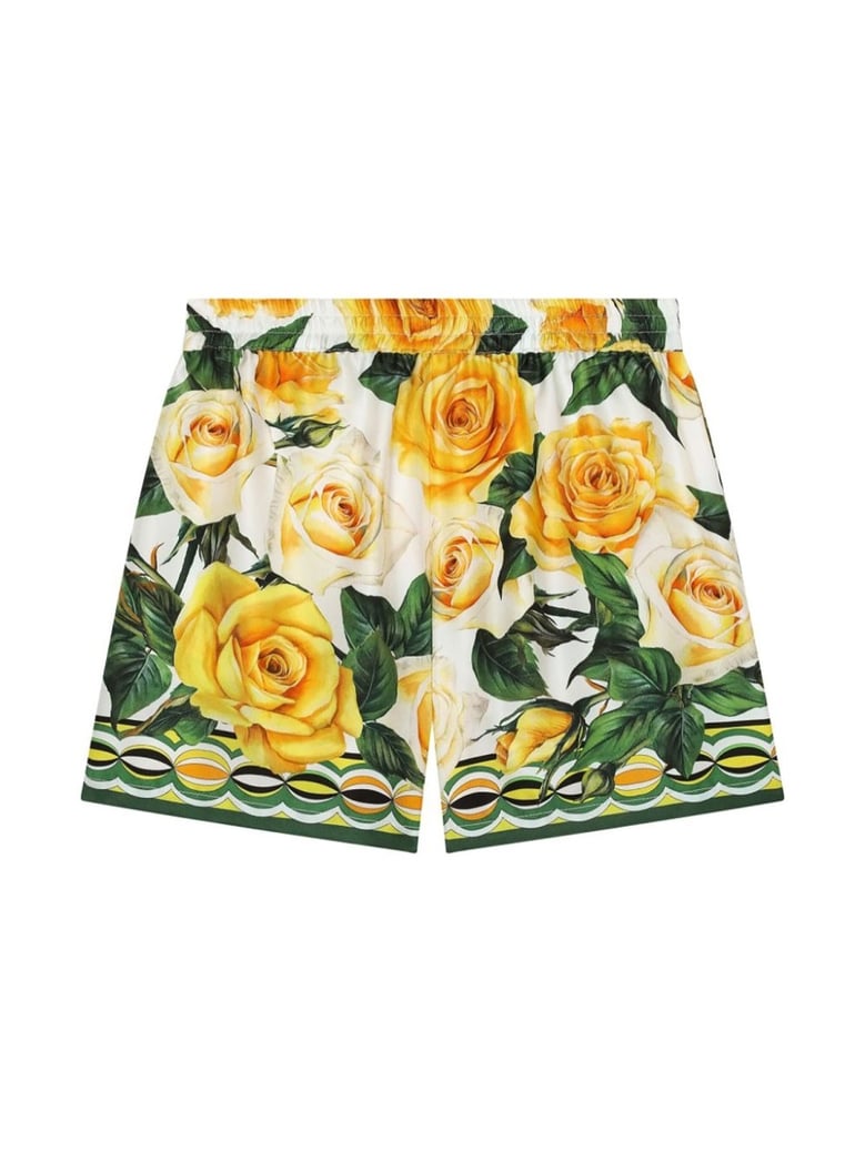 shorts white silk by Selfnex