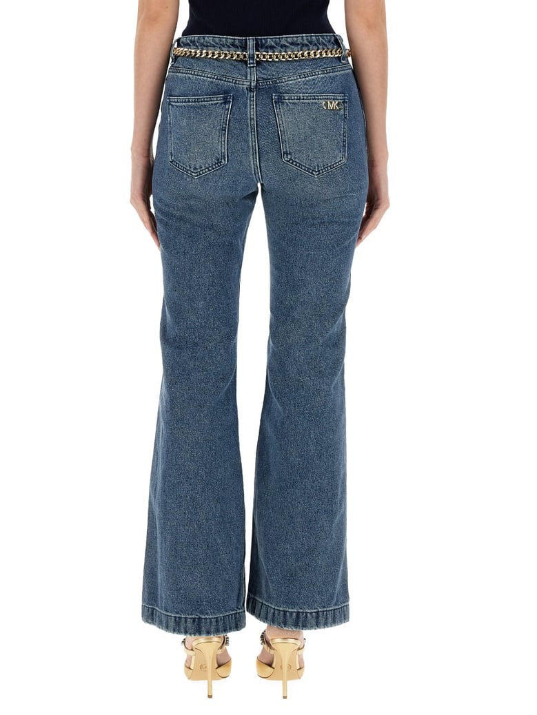 flare fit jeans by Selfnex