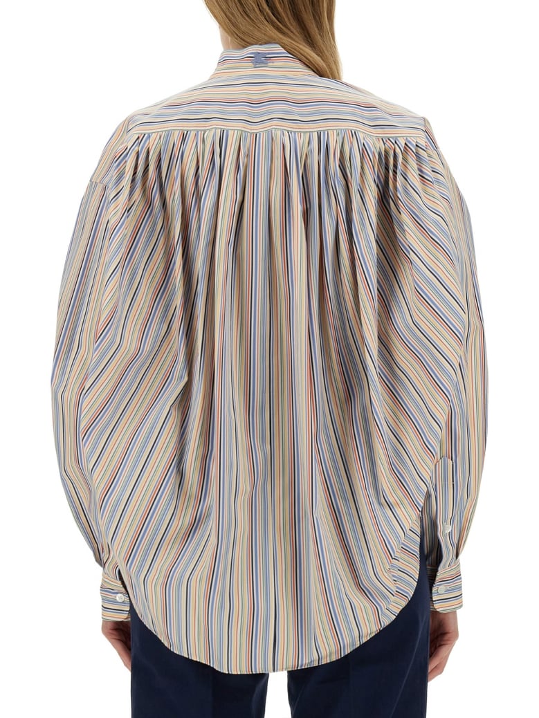 blouse with stripe pattern by Selfnex