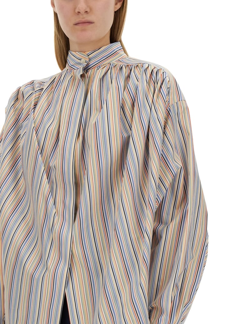 blouse with stripe pattern by Selfnex