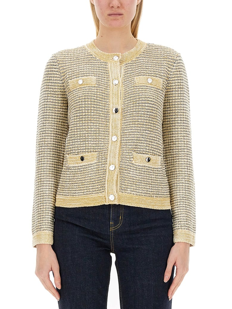 ivory knit cardigan kendra by Selfnex