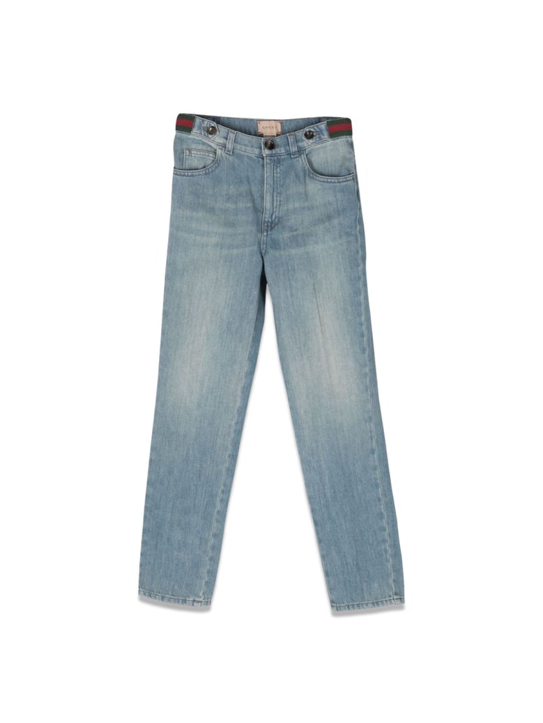 trousers j pants organic denim blue by Selfnex