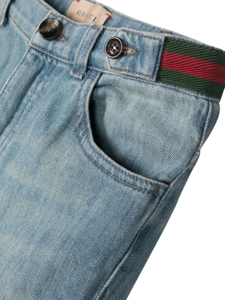 trousers j pants organic denim blue by Selfnex