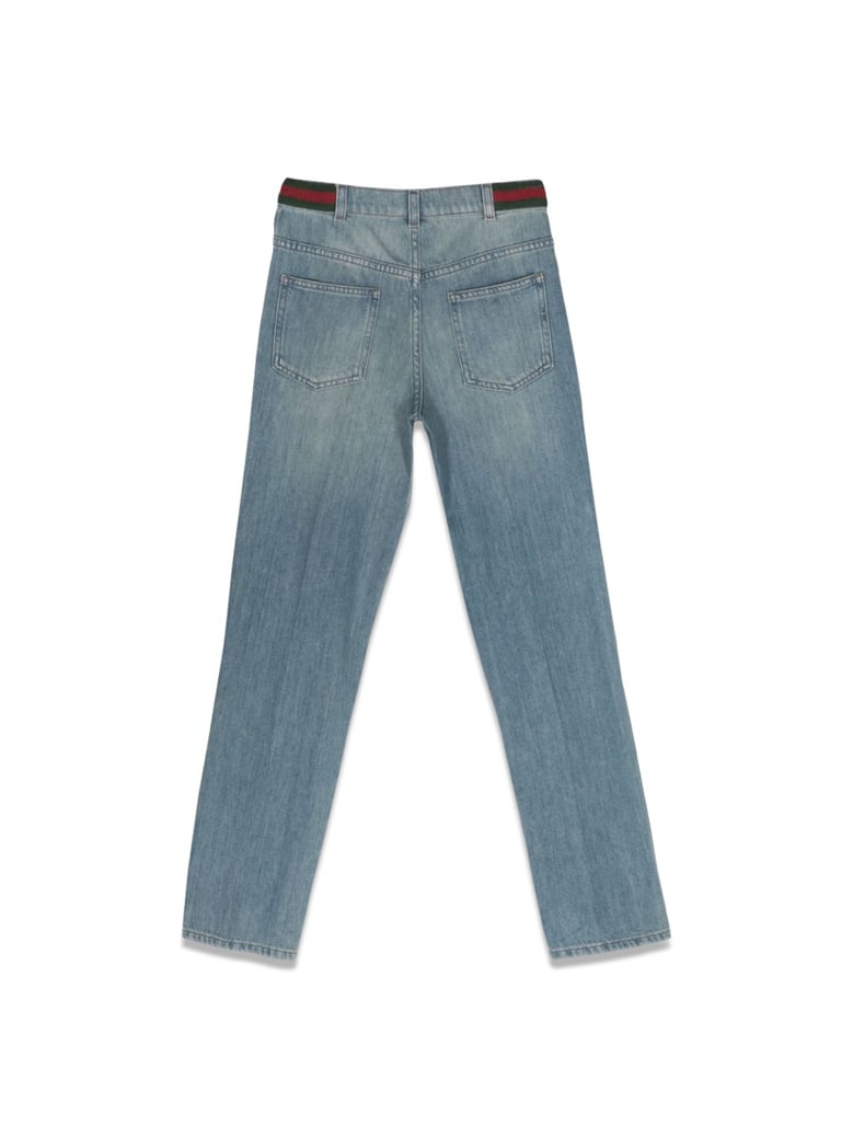 trousers j pants organic denim blue by Selfnex