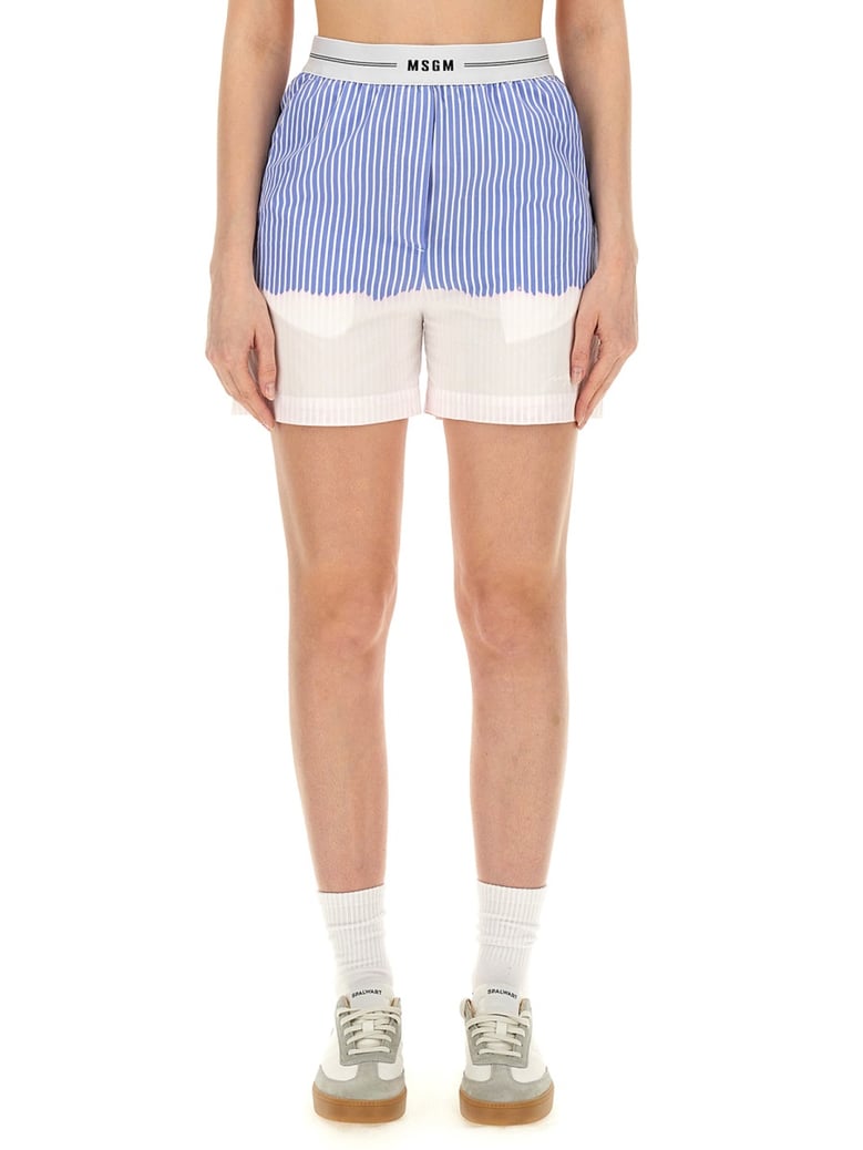 shorts with logo band by Selfnex