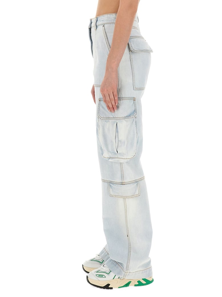 denim cargo pants by Selfnex