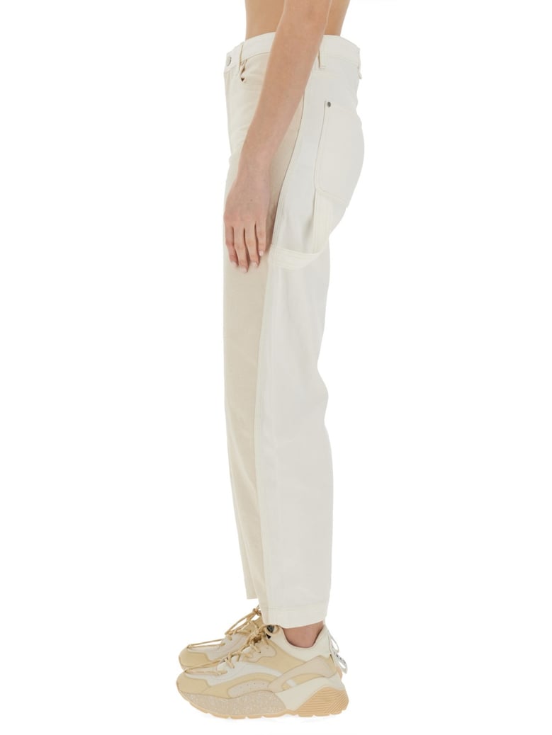 utility jeans with banana leg by Selfnex