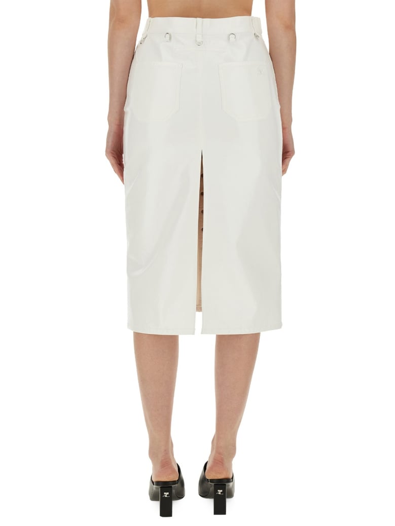skirt with buttons by Selfnex
