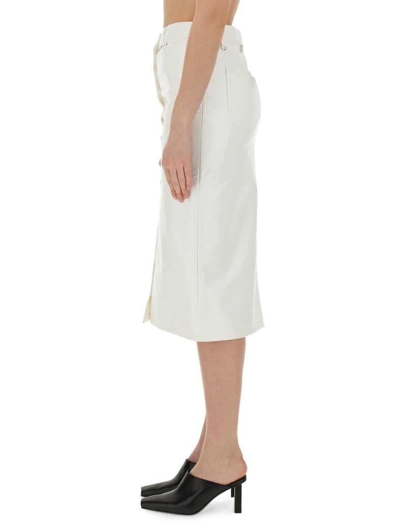 skirt with buttons by Selfnex