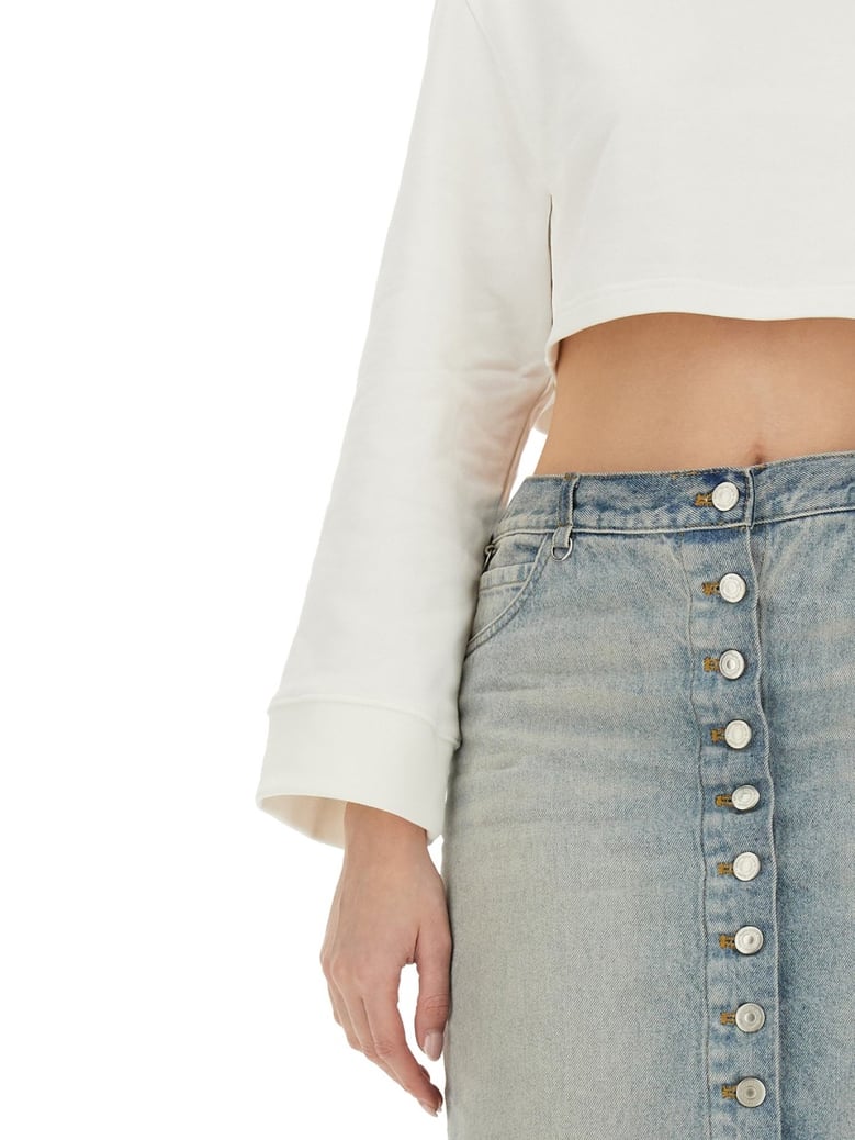cropped sweatshirt by Selfnex