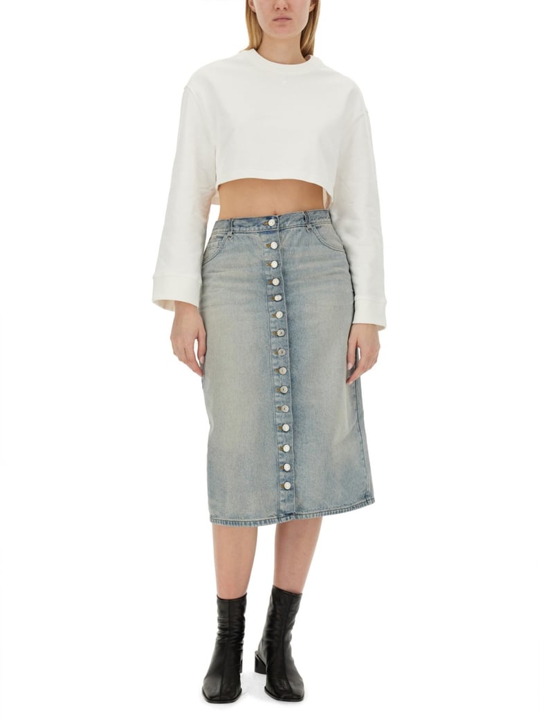 cropped sweatshirt by Selfnex