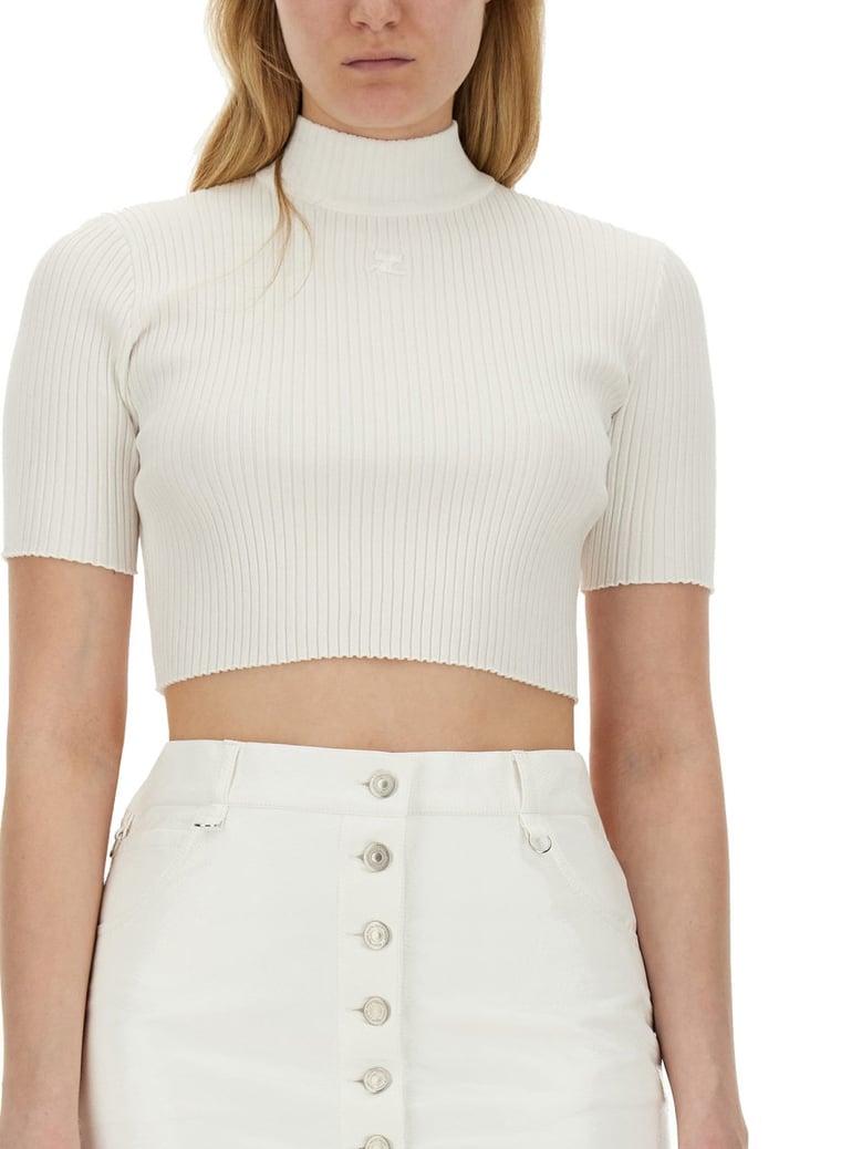 top cropped in white by Selfnex