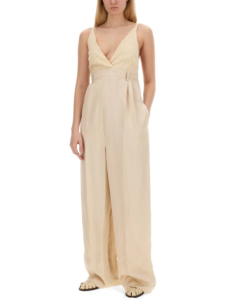 satin jumpsuit by Selfnex