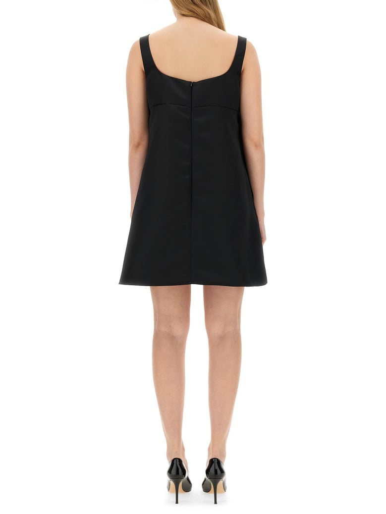 a-line dress in black by Selfnex
