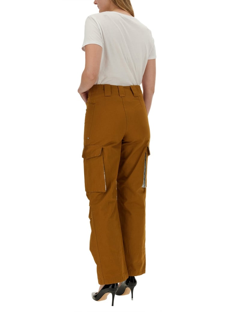 cotton pants in buff by Selfnex