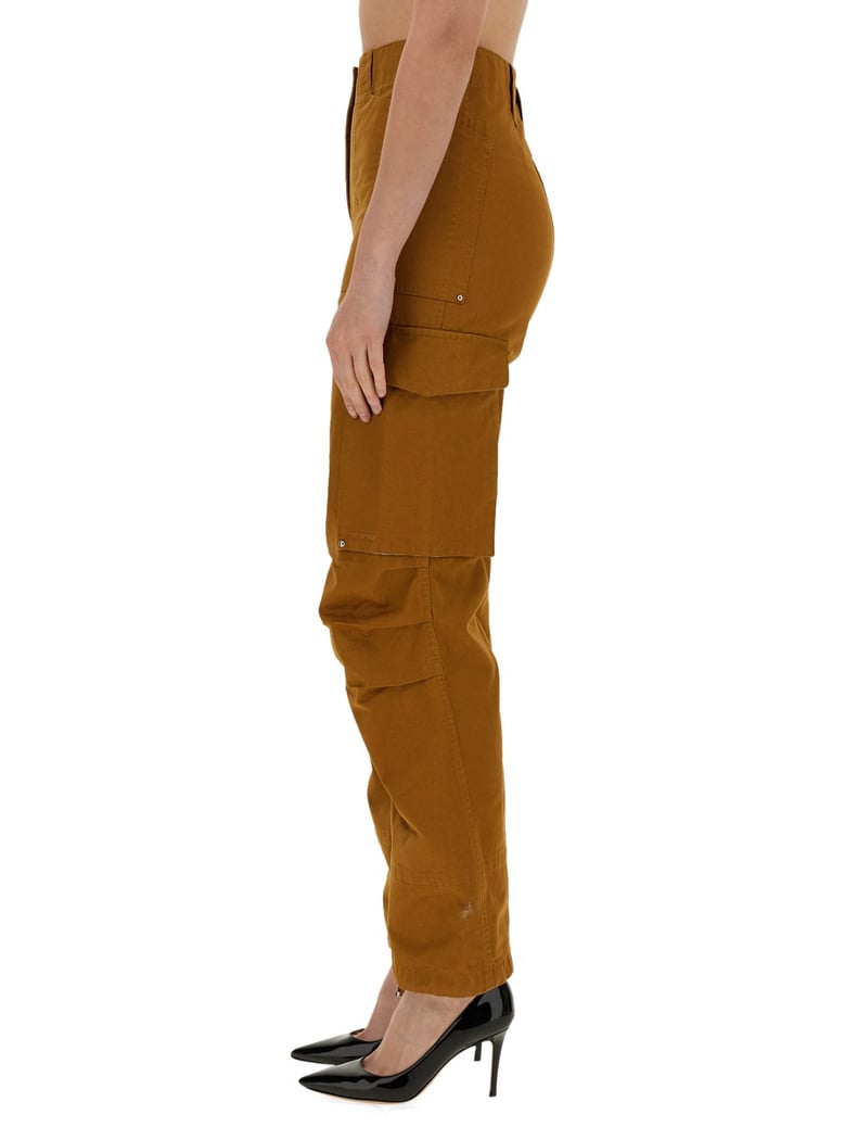cotton pants in buff by Selfnex