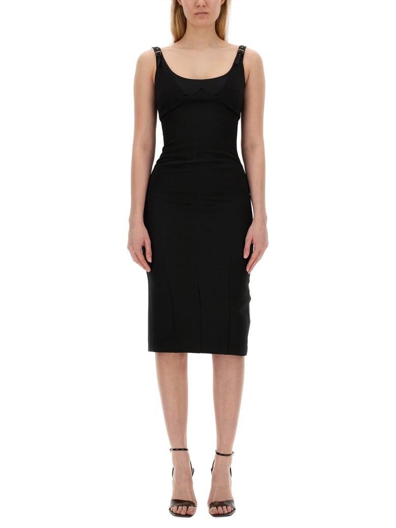 dress with buckles by Selfnex