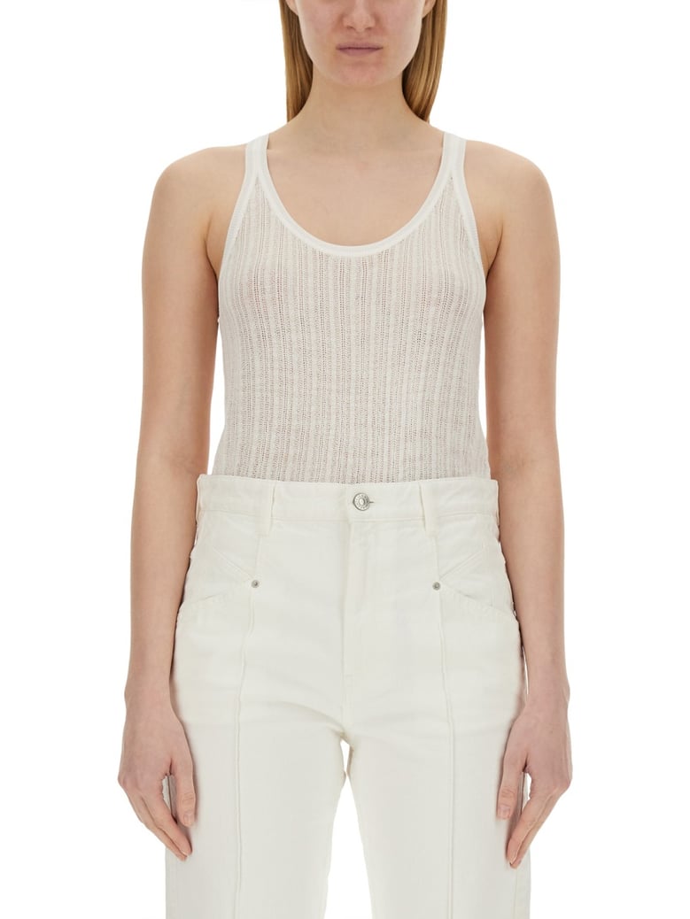 dorsia top in white by Selfnex
