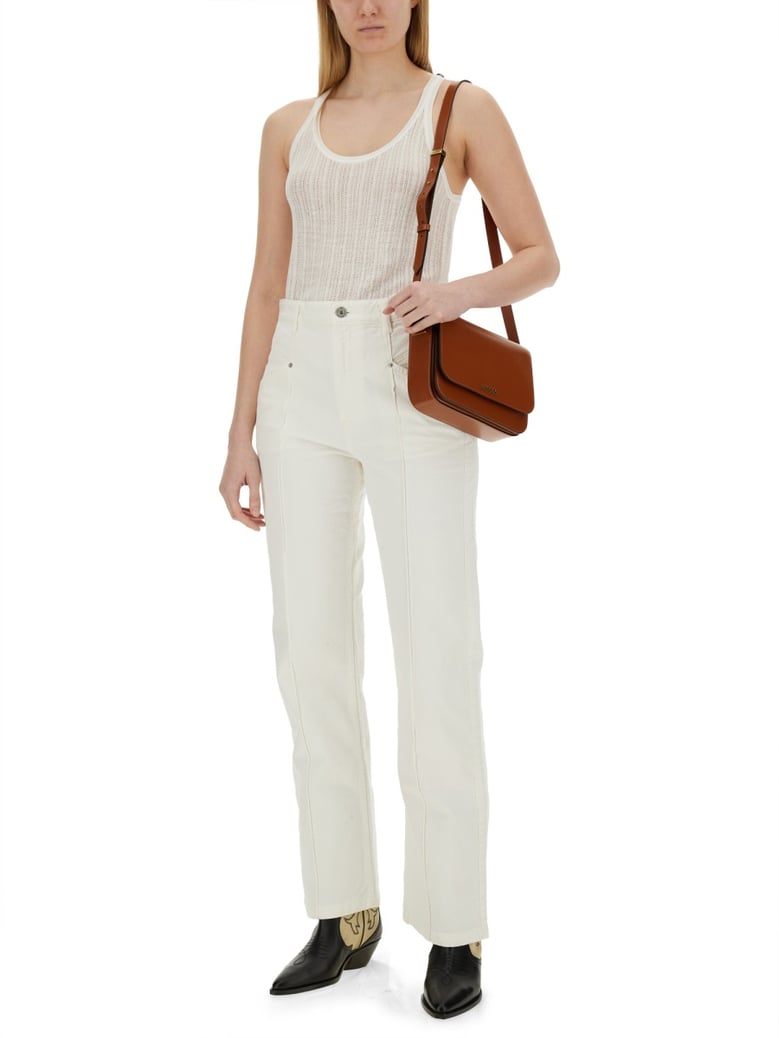 dorsia top in white by Selfnex