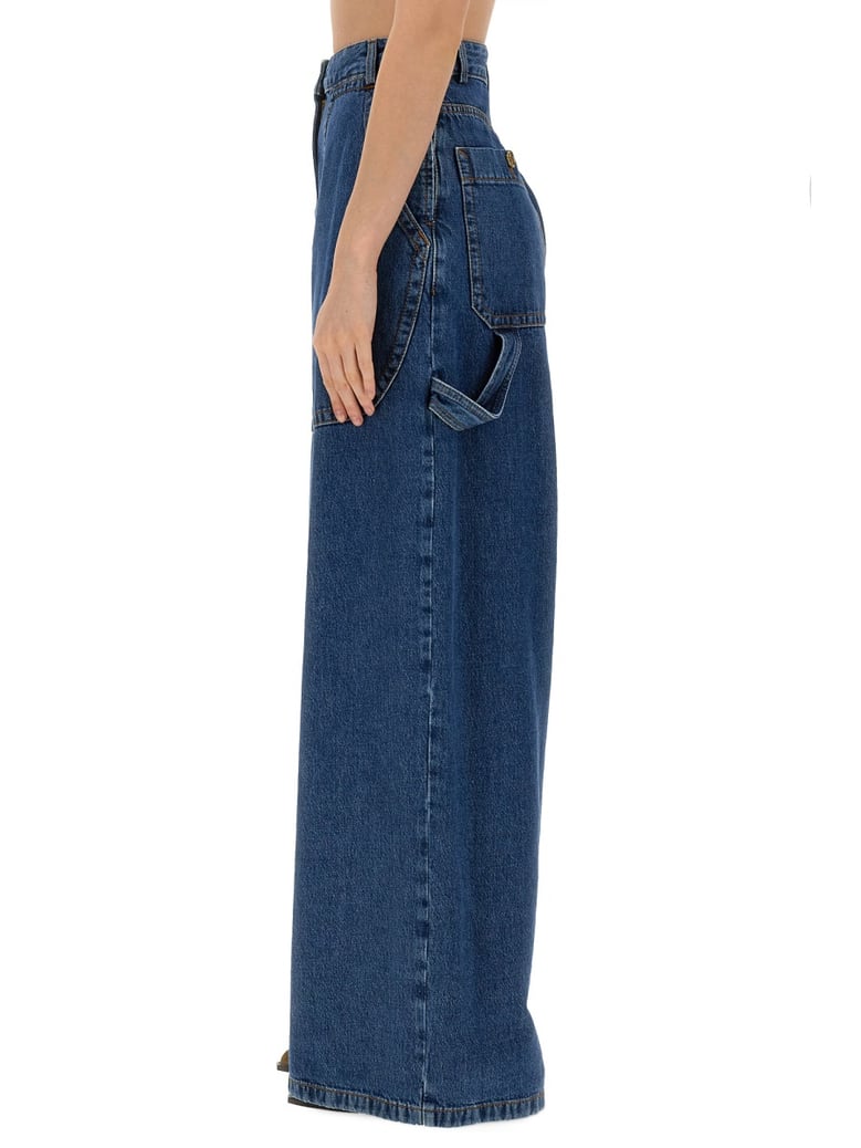 wide leg jeans by Selfnex