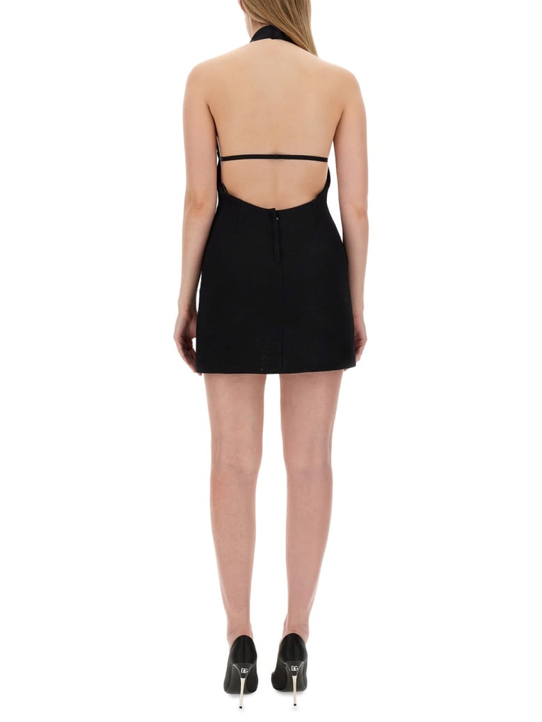 short dress with back neckline by Selfnex