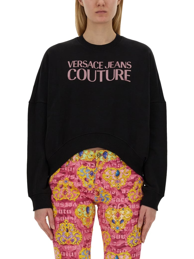 cropped logo sweatshirt by Selfnex